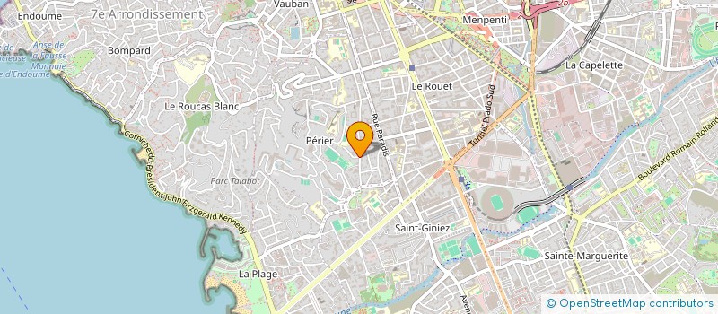 localisation de l'entreprise SOS AMITIE MARSEILLE PROVENCE  MARSEILLE