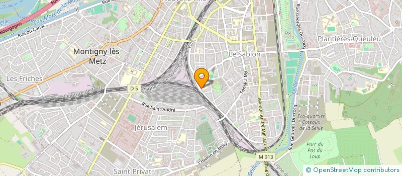 localisation de l'entreprise SOS AMITIE METZ LORRAINE à METZ