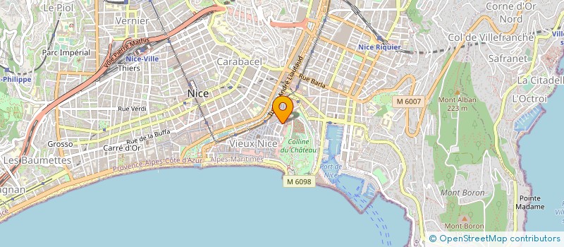 localisation de l'entreprise SOS AMITIE NICE COTE D AZUR à NICE