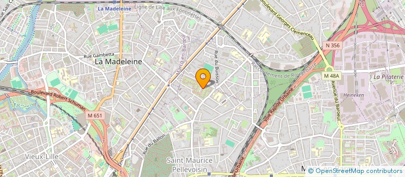 localisation de l'entreprise SOS AMITIE NORD à LILLE