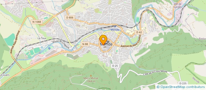 localisation de l'entreprise SOS ANIMAUX LOZERE à MENDE