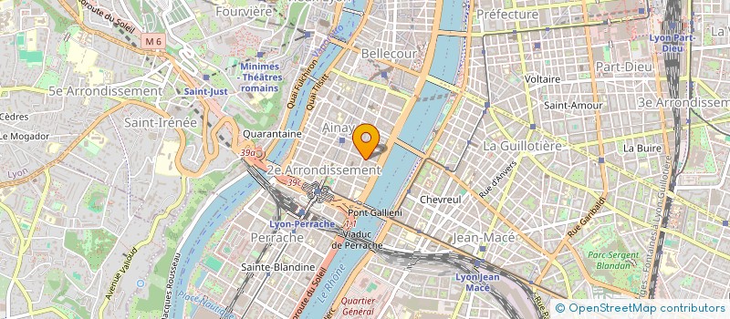 localisation de l'entreprise SOS ARCHI à LYON