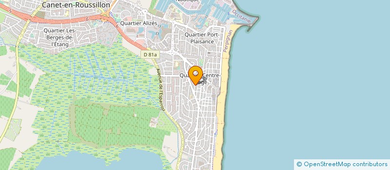 localisation de l'entreprise SOS ASSISTANCE DEPANNAGE à CANET-EN-ROUSSILLON