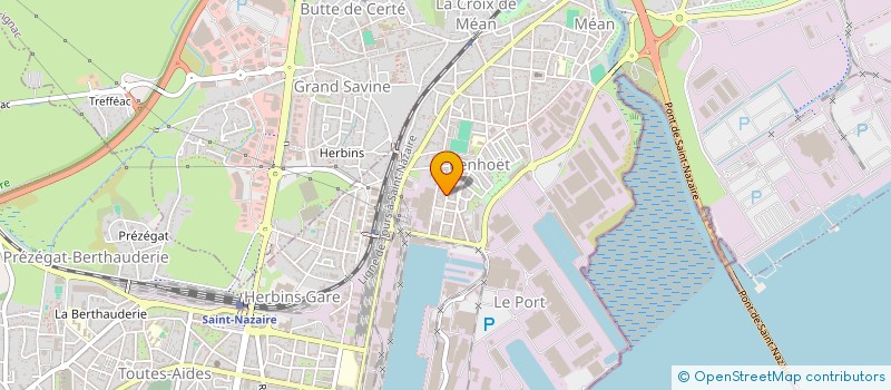 localisation de l'entreprise SOS ATLANTIC SERVICES  SAINT-NAZAIRE