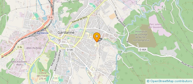 localisation de l'entreprise SOS AUTO  GARDANNE