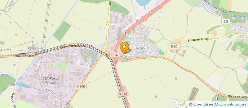 localisation de l'entreprise SOS AZOTE à SACLAY