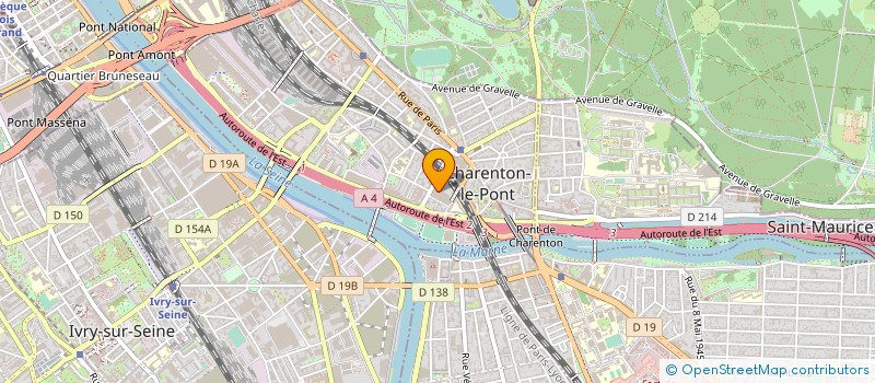 localisation de l'entreprise SOS BAM  CHARENTON-LE-PONT