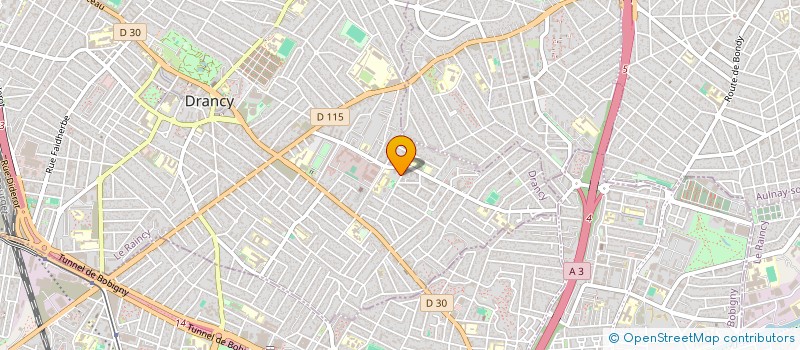 localisation de l'entreprise SOS BAT à DRANCY