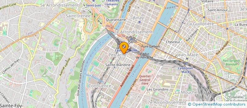 localisation de l'entreprise SOS BEGAIEMENT à LYON