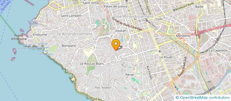 localisation de l'entreprise SOS BET à MARSEILLE