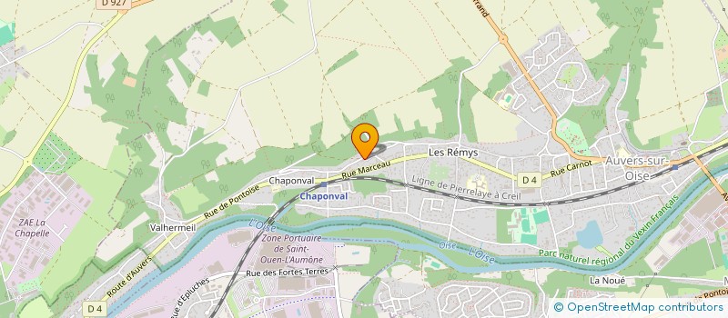 localisation de l'entreprise SOS-BOOSTER-DIAG  AUVERS-SUR-OISE