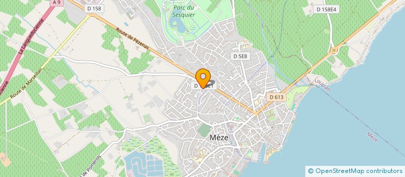 localisation de l'entreprise SOS BOUCHER 34 à MEZE