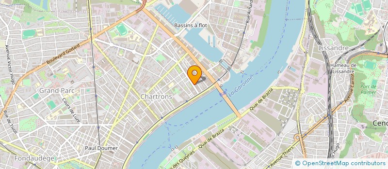 localisation de l'entreprise SOS BTP à BORDEAUX