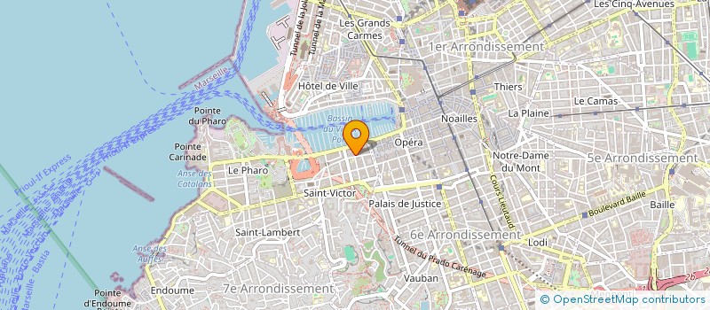 localisation de l'entreprise SOS BURETECH  MARSEILLE