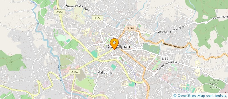 localisation de l'entreprise SOS BUSINESS à DRAGUIGNAN