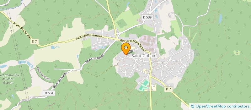 localisation de l'entreprise SOS BUSTERS TERGNIER à SAINT-GOBAIN