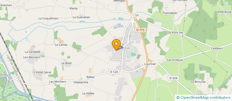 localisation de l'entreprise SOS CA PIQUE  FEGREAC