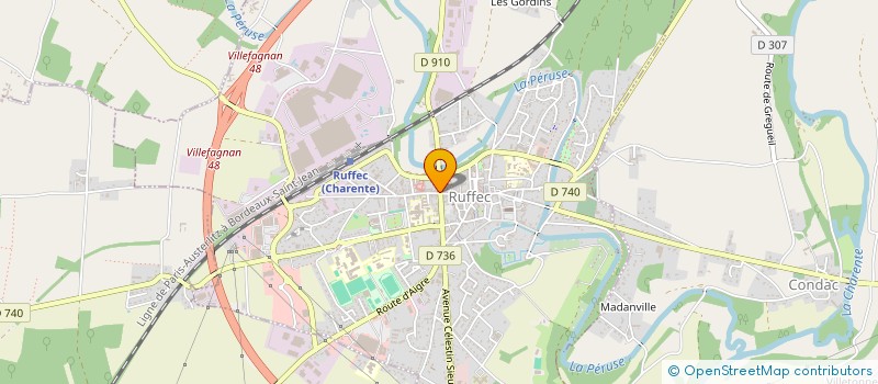 localisation de l'entreprise SOS CANAL 9  CHARROUX