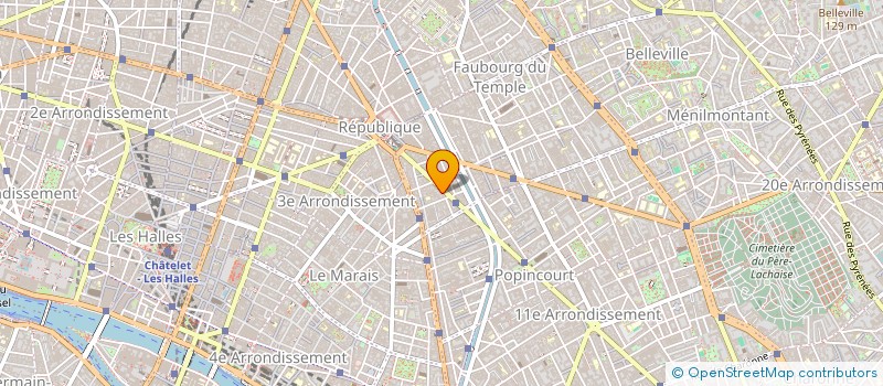 localisation de l'entreprise SOS CAPILLAIRE  PARIS