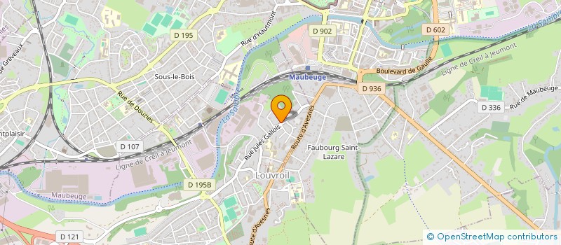 localisation de l'entreprise SOS CAR  LOUVROIL