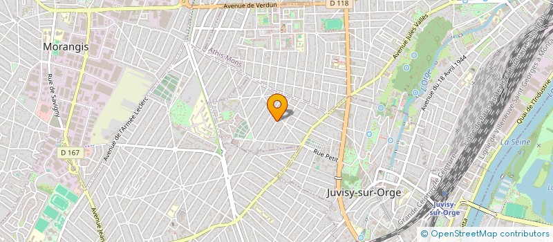localisation de l'entreprise SOS CARAIL à JUVISY-SUR-ORGE