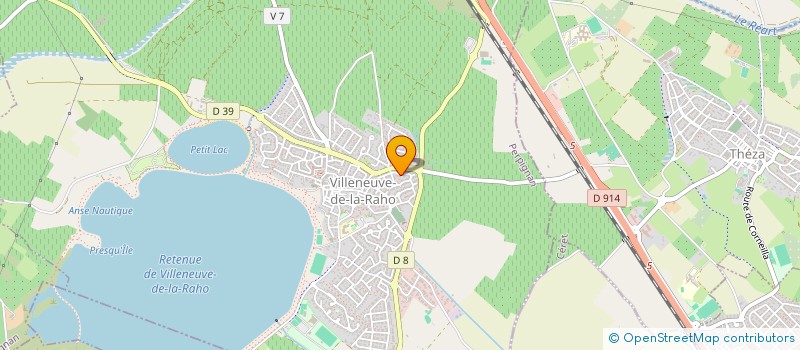 localisation de l'entreprise SOS  CHATS DE L'HOPITAL  VILLENEUVE-DE-LA-RAHO