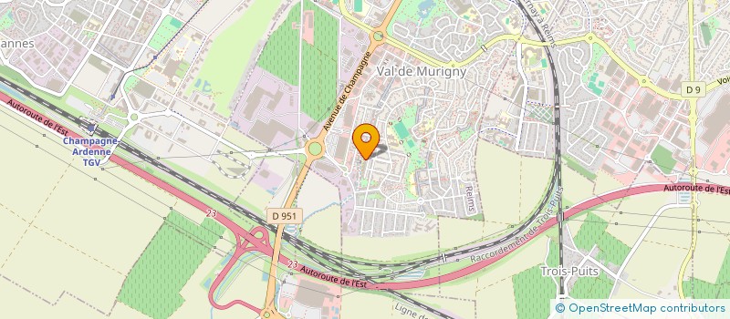 localisation de l'entreprise SOS-CHAUFFEUR  REIMS