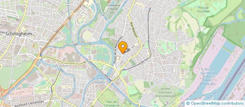 localisation de l'entreprise SOS CHEVILLE à STRASBOURG