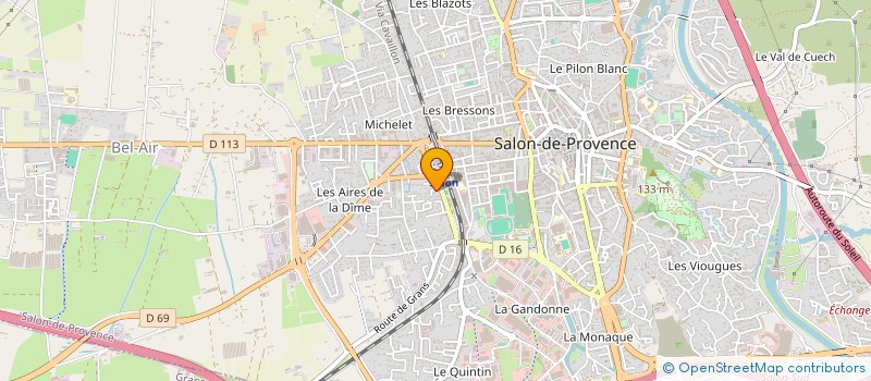 localisation de l'entreprise SOS CLIMATT  SALON-DE-PROVENCE