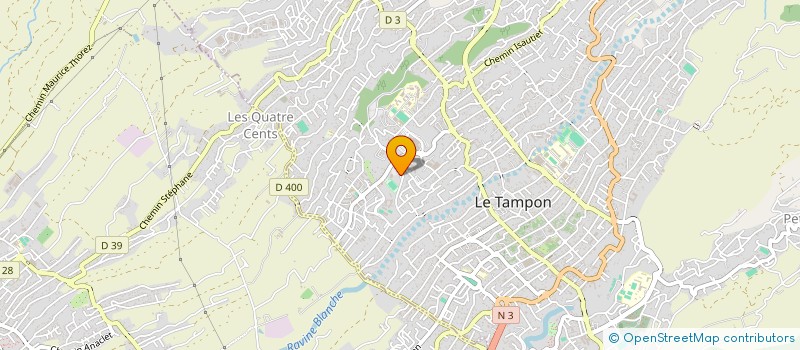 localisation de l'entreprise SOS CLINISUD à LE TAMPON