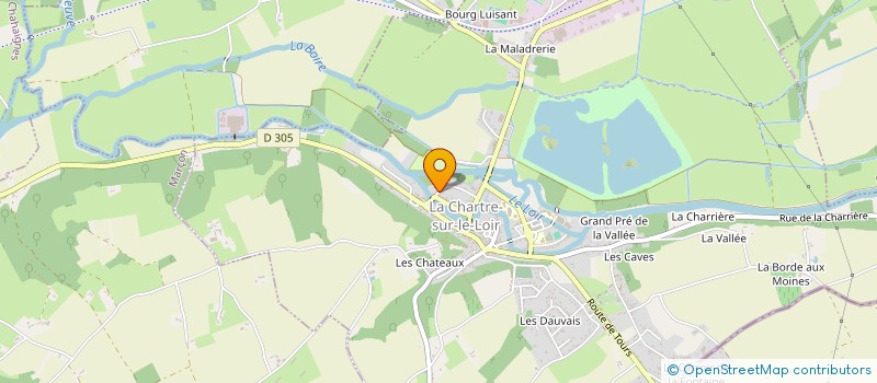 localisation de l'entreprise SOS COUP DE MAIN LA CHARTRE SUR LE LOIR  LA CHARTRE-SUR-LE-LOIR