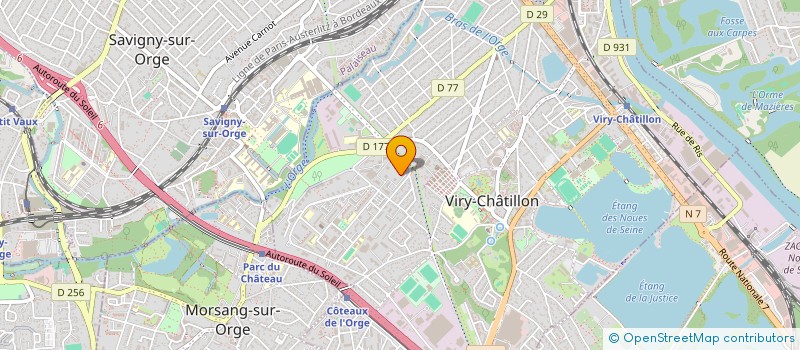 localisation de l'entreprise SOS COURS à VIRY-CHATILLON