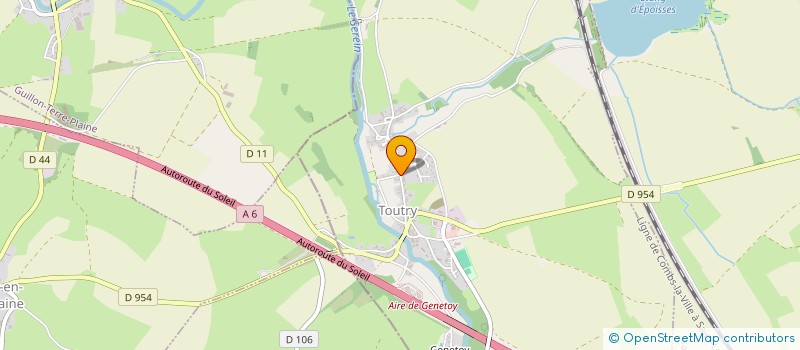 localisation de l'entreprise SOS COURSES  TOUTRY