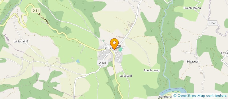 localisation de l'entreprise SOS COUTURE  POULAN-POUZOLS