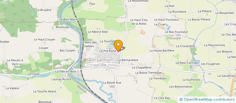 localisation de l'entreprise SOS COUVERTURE  SAINT-GERMAIN-SUR-ILLE