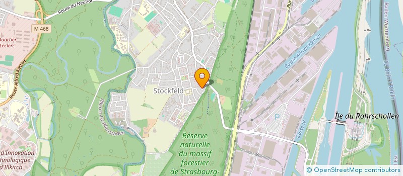 localisation de l'entreprise SOS CROQUETTES ALSACE à STRASBOURG