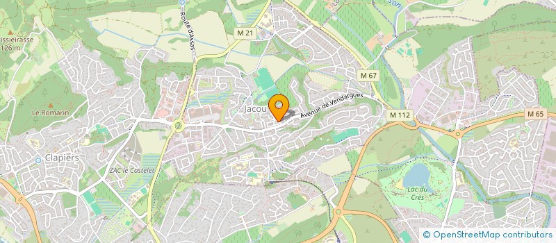 localisation de l'entreprise SOS DEBARRAS RECUP  JACOU