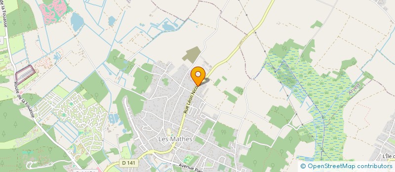 localisation de l'entreprise SOS DEBOUCHAGE 17  LES MATHES