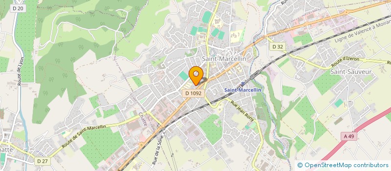 localisation de l'entreprise SOS DECHETS  SAINT-MARCELLIN