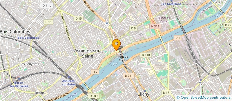 localisation de l'entreprise SOS DENTAL NUMERIC à ASNIERES-SUR-SEINE
