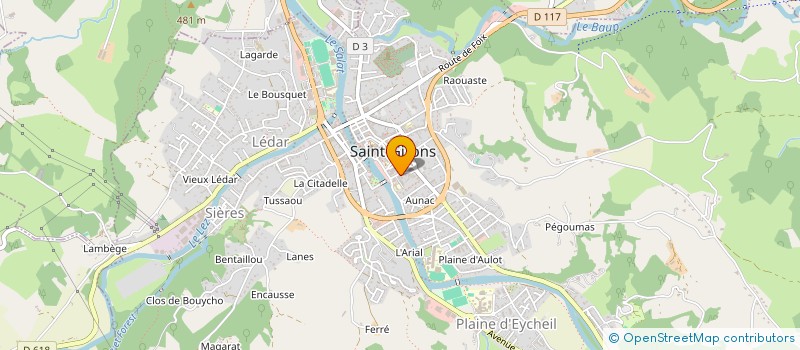 localisation de l'entreprise SOS DEPANNAGE à SAINT-GIRONS