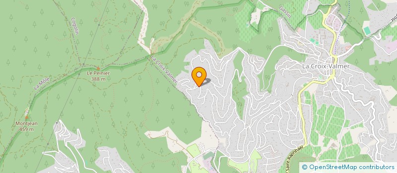 localisation de l'entreprise SOS DEPANNAGE  LA CROIX-VALMER