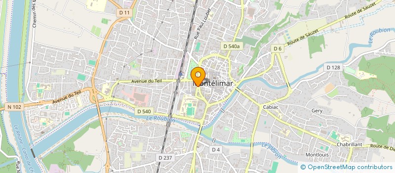 localisation de l'entreprise SOS DEPANNAGE à MONTELIMAR
