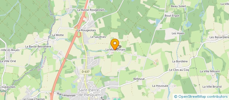 localisation de l'entreprise SOS DEPANNAGE MALOUIN à MESNIL-ROC'H