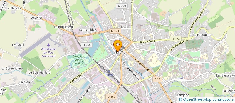 localisation de l'entreprise SOS DEPLACEMENT à FLERS