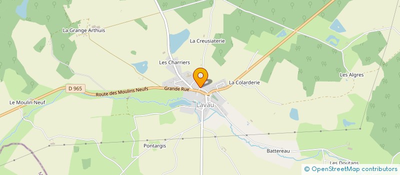 localisation de l'entreprise SOS DERATISATION à MONETEAU