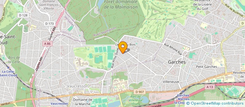 localisation de l'entreprise SOS-DETRESSE  VAUCRESSON