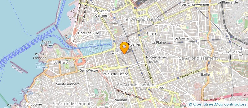 localisation de l'entreprise SOS ECOLOGIE ET CADRE DE VIE à MARSEILLE