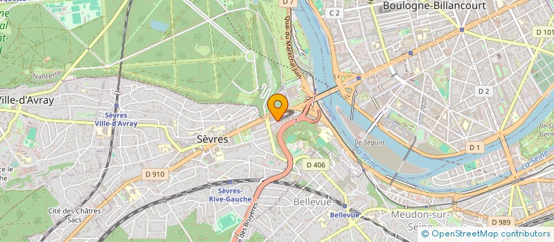 localisation de l'entreprise SOS EDUCATEURS  SEVRES