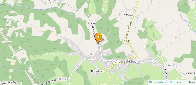 localisation de l'entreprise SOS ELECTRICITE  HAGETAUBIN